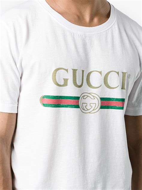 t shirt gucci scritta colorata|Gucci t shirts for men.